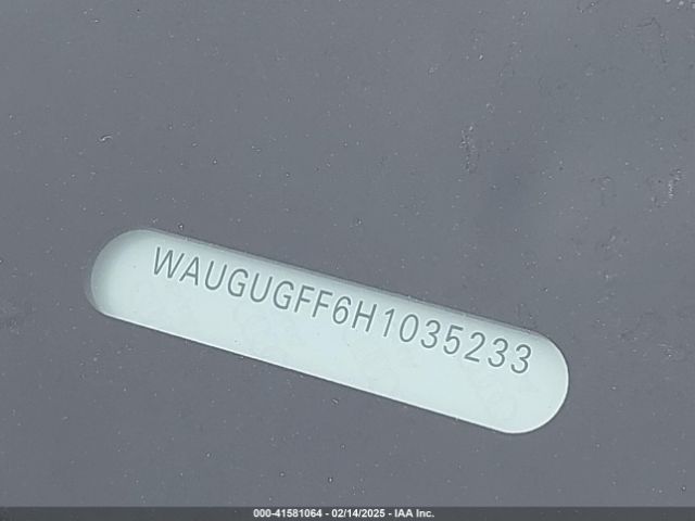 WAUGUGFF6H1035233 Audi A3 2.0t Premium