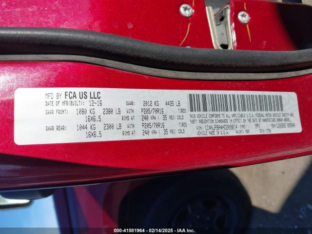 1C4NJPBA4HD209814 Jeep Patriot Sport Fwd