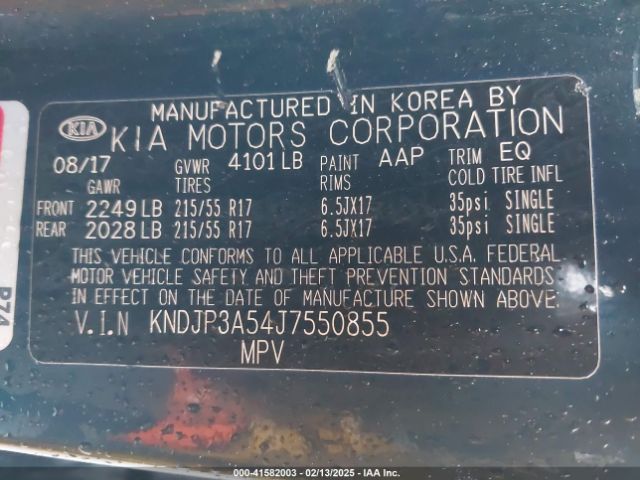 KNDJP3A54J7550855 KIA SOUL +