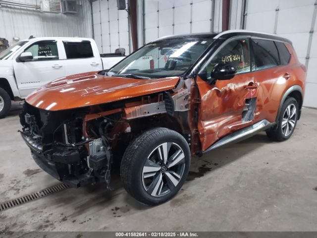 JN8AT3CB5MW205587 Nissan Rogue Sl Intelligent Awd