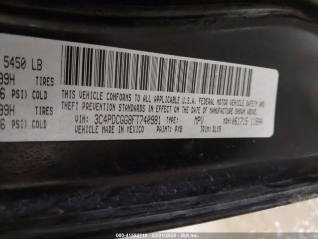 3C4PDCGG8FT740981 Dodge Journey Crossroad
