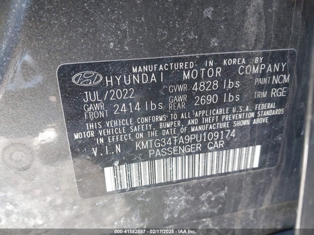KMTG34TA9PU109174 Genesis G70 2.0t Awd