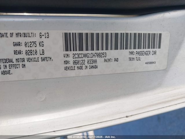 2013 CHRYSLER 300 2C3CCAAG1DH708253 Photo 8