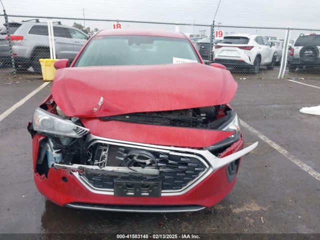 KMHC65LC7NU267999 Hyundai Ioniq Hybrid Blue