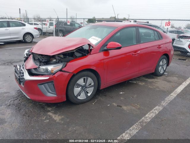 KMHC65LC7NU267999 Hyundai Ioniq Hybrid Blue