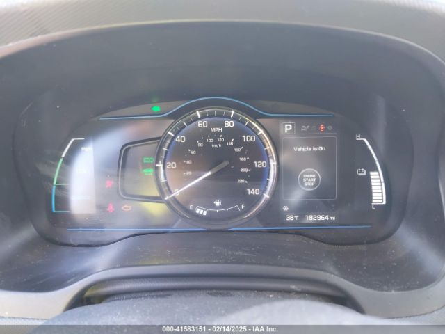 KMHC65LC3JU072993 Hyundai Ioniq Hybrid Blue