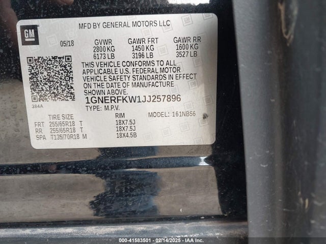 Chevrolet Traverse Ls 2018 1GNERFKW1JJ257896 Image 9