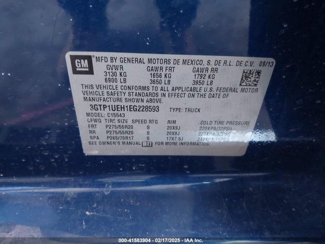 GMC Sierra 1500 Sle 2014 3GTP1UEH1EG228593 Image 9