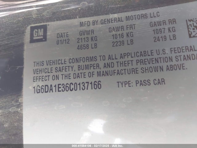2012 CADILLAC CTS 1G6DA1E36C0137166 Photo 8
