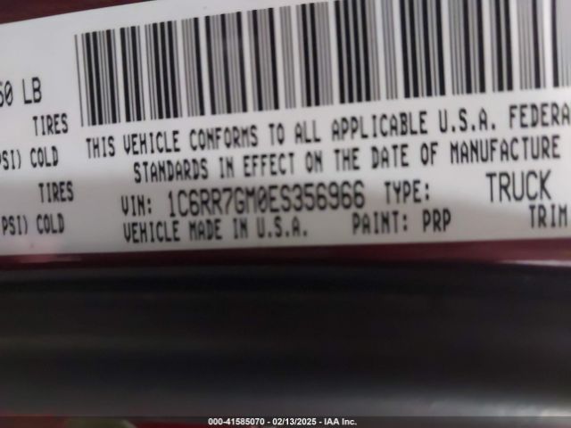 1C6RR7GM0ES356966 RAM 1500 Big Horn