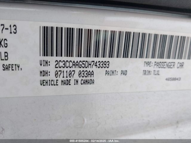 2013 CHRYSLER 300 2C3CCAAG5DH743393 Photo 8