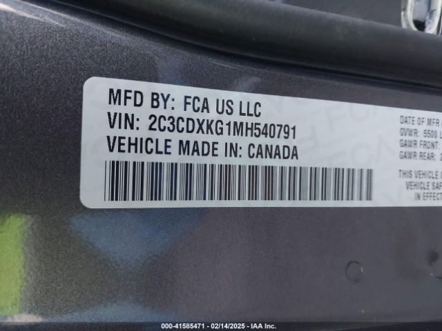 2021 DODGE CHARGER 2C3CDXKG1MH540791 Photo 8