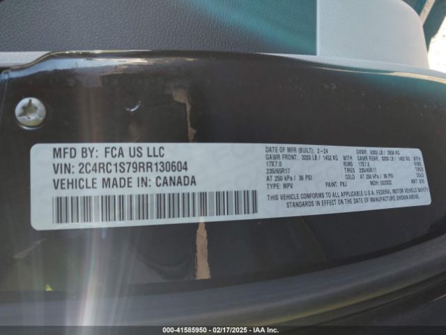 2C4RC1S79RR130604 Chrysler Pacifica Hybrid Select