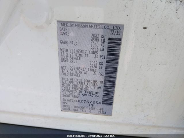 5N1AT2MT4LC767554 Nissan 2020