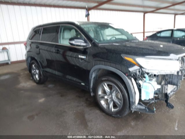 5TDDGRFHXKS070474 Toyota Highlander Hybrid Limited Platinum
