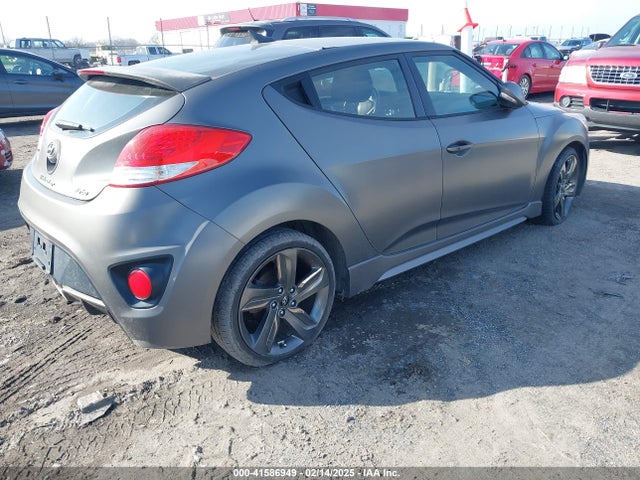 Hyundai Veloster Turbo W/black 2014 KMHTC6AE3EU196500 Image 4