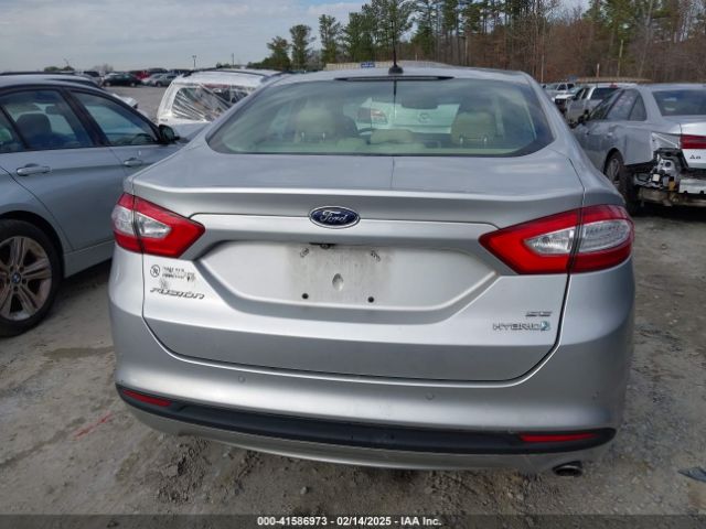 3FA6P0LU2FR166877 Ford Fusion Hybrid Se