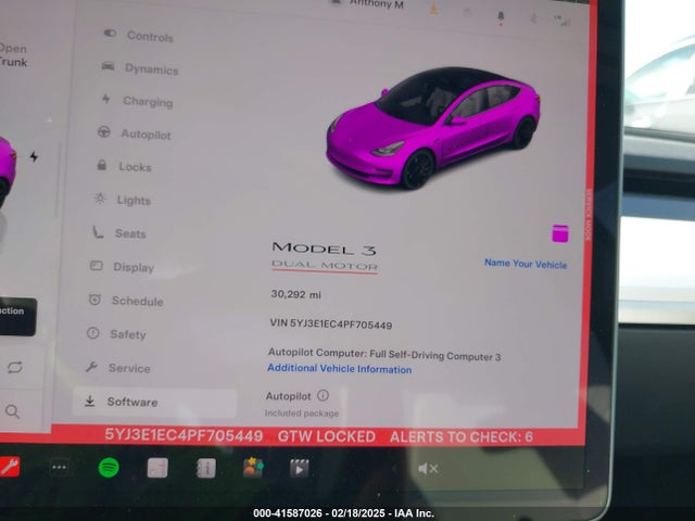 2023 TESLA MODEL 3 5YJ3E1EC4PF705449 Photo 6