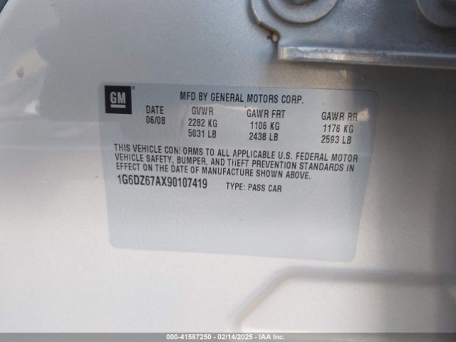 2009 CADILLAC STS 1G6DZ67AX90107419 Photo 8