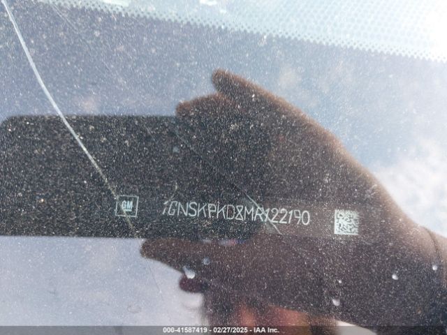 1GNSKPKD8MR122190 Chevrolet Tahoe 4wd Z71