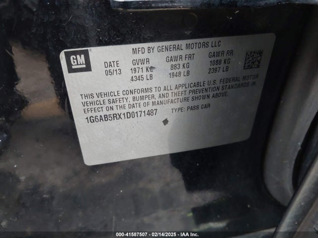 2013 CADILLAC ATS 1G6AB5RX1D0171487 Photo 8