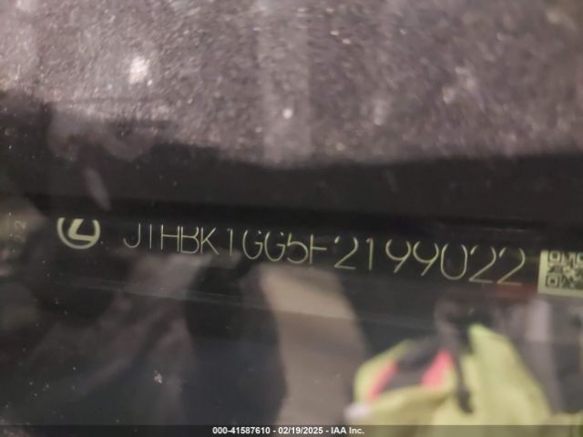 JTHBK1GG5F2199022 Lexus ES 350