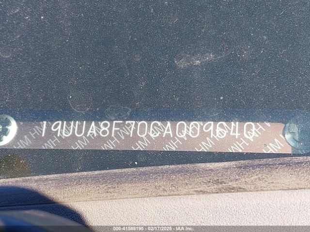 2012 ACURA TL 19UUA8F70CA009640 Photo 8