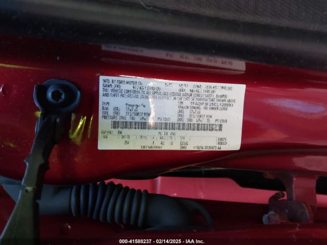1FADP3F25EL120993 Ford FOCUS SE