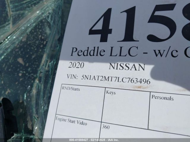 5N1AT2MT7LC763496 Nissan Rogue S Fwd