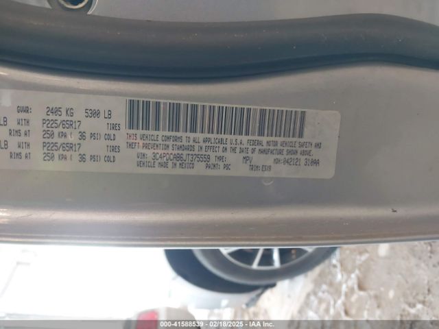 3C4PDCAB6JT375559 Dodge JOURNEY SE