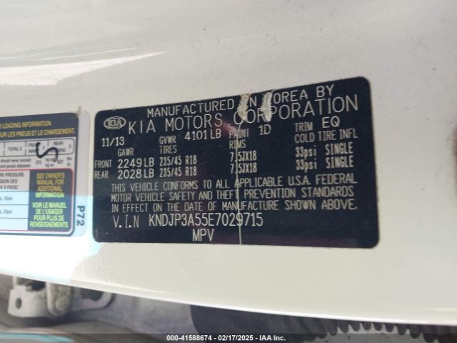 KNDJP3A55E7029715 KIA SOUL +