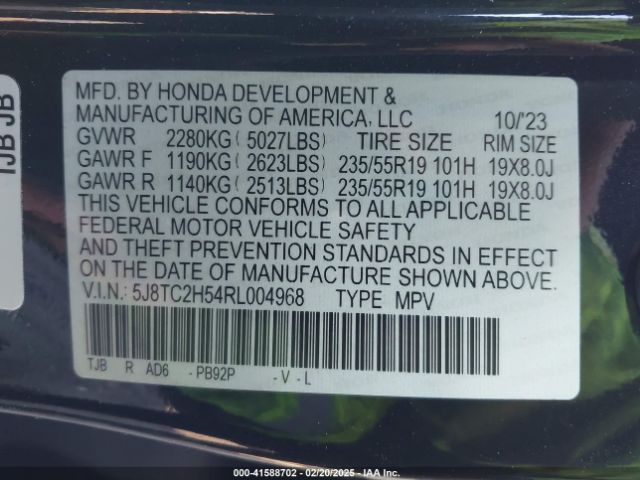 2024 ACURA RDX 5J8TC2H54RL004968 Photo 8