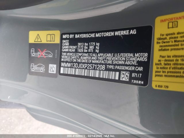 2023 MINI SE HARDTOP WMW13DJ0XP2S71208 Photo 8