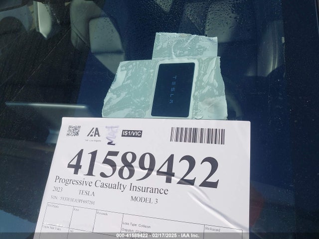 2023 TESLA MODEL 3 5YJ3E1EA5PF697201 Photo 10
