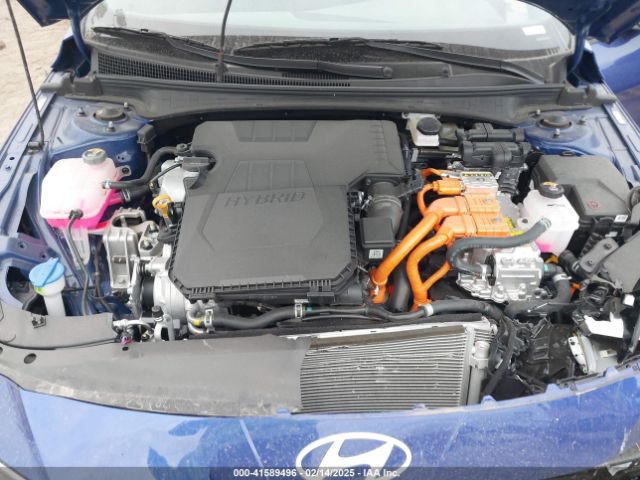 KMHLM4DJ8RU101459 Hyundai Elantra Hybrid Blue