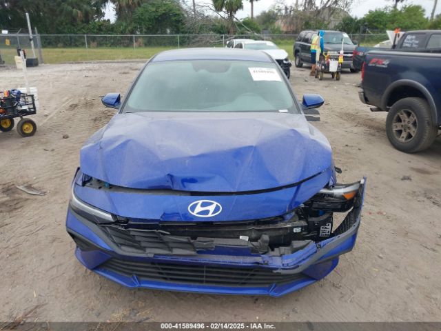 KMHLM4DJ8RU101459 Hyundai Elantra Hybrid Blue