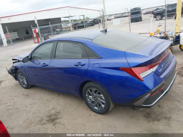 KMHLM4DJ8RU101459 Hyundai Elantra Hybrid Blue