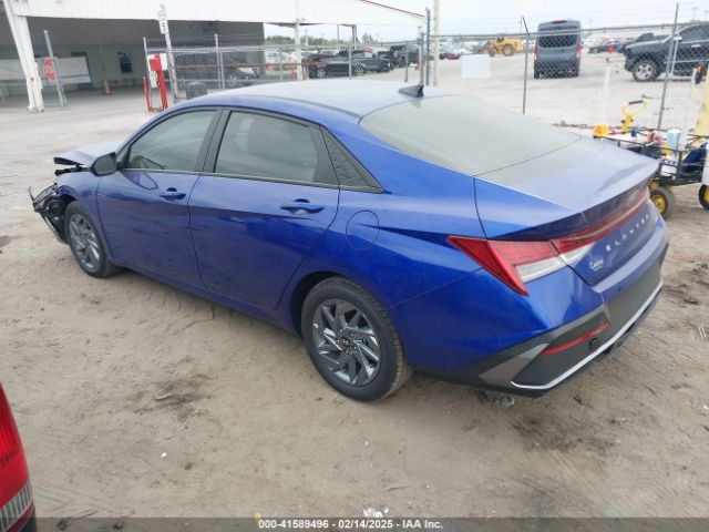 KMHLM4DJ8RU101459 Hyundai Elantra Hybrid Blue
