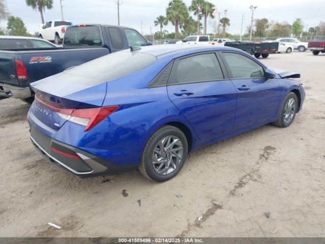 KMHLM4DJ8RU101459 Hyundai Elantra Hybrid Blue