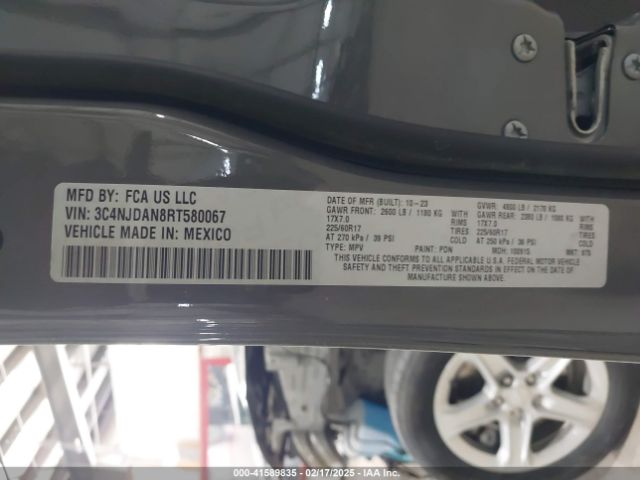 3C4NJDAN8RT580067 Jeep Compass Sport 4x4