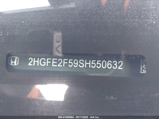 Honda Civic Sport 2025 2HGFE2F59SH550632 Image 9