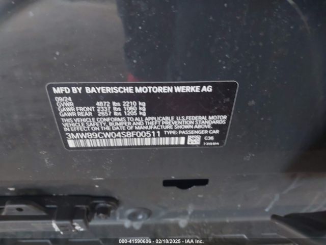 3MW89CW04S8F00511 BMW 3 Series 330i Xdrive