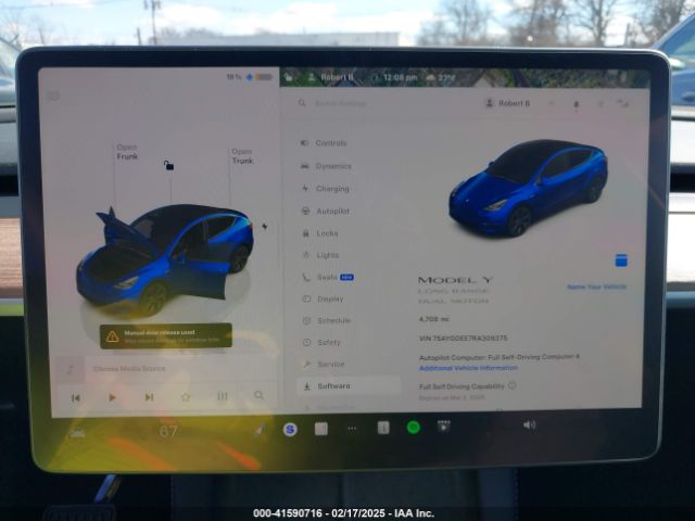 7SAYGDEE7RA309375 Tesla Model Y Long Range Dual Motor All-wheel Drive
