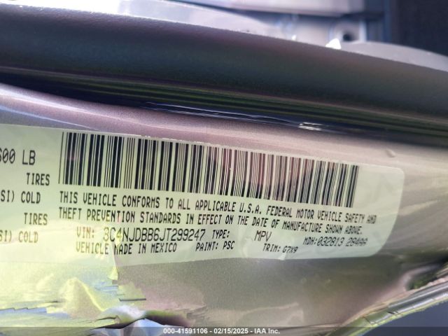 3C4NJDBB6JT299247 Jeep Compass Altitude 4x4