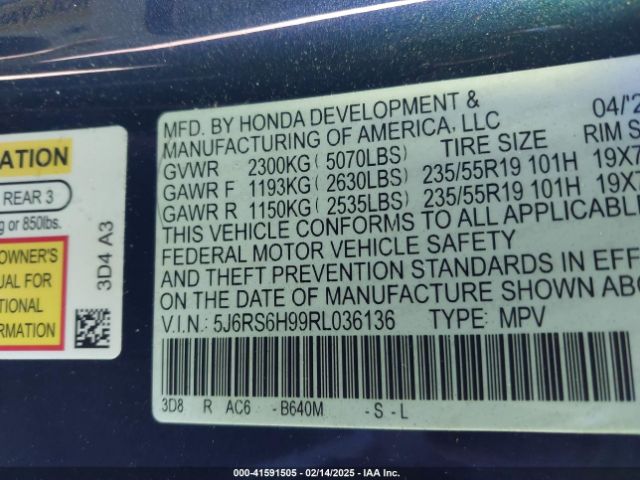 2024 HONDA CR-V 5J6RS6H99RL036136 Photo 8