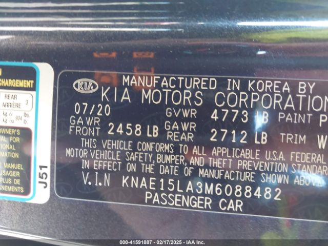 KNAE15LA3M6088482 KIA Stinger Gt-line