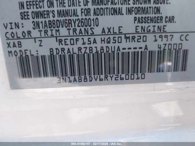 Nissan Sentra Sr Xtronic Cvt 2024 3N1AB8DV6RY260010 Image 9