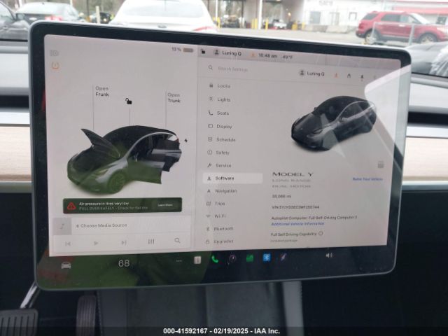 5YJYGDEE3MF255744 Tesla Model Y Long Range Dual Motor All-wheel Drive
