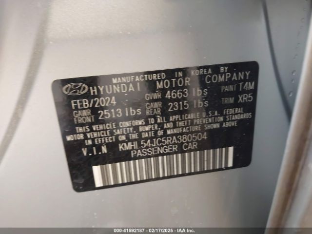 KMHL54JC5RA380504 Hyundai Sonata N Line