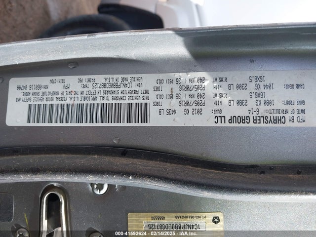 1C4NJPBB0ED887125 Jeep Patriot
